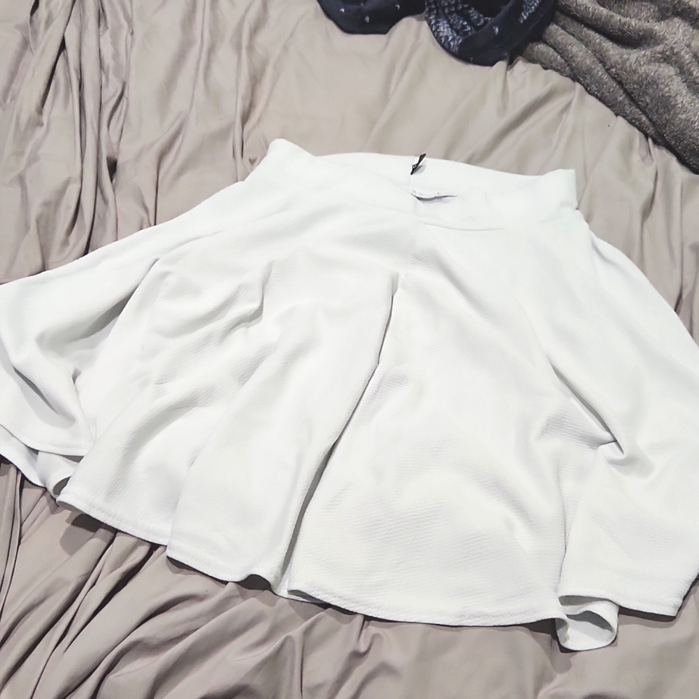 White skirt
